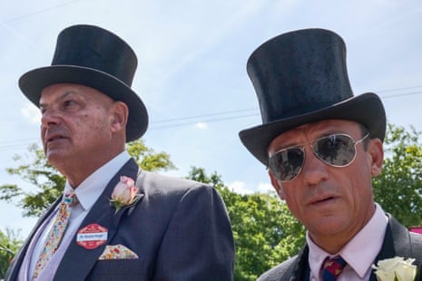 Frankie Dettori , right, arrives on day one at Royal Ascot.