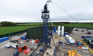 Cuadrilla fracking site at Preston New Road shale gas exploration site in Lancashire
