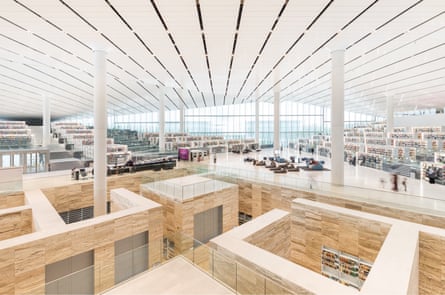 Inside Rem Koolhaas’s Qatar National Library, which aims to be ‘a place where community can gather’.