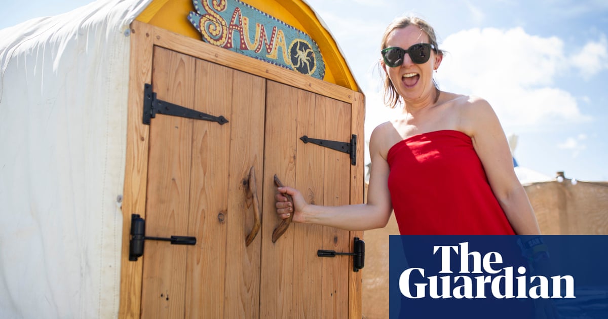 Gong baths and a naked sauna: my search for inner peace at Glastonbury