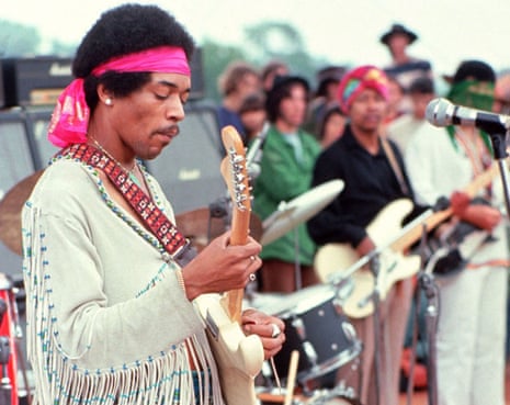 Blindingly great … Jimi Hendrix at Woodstock.