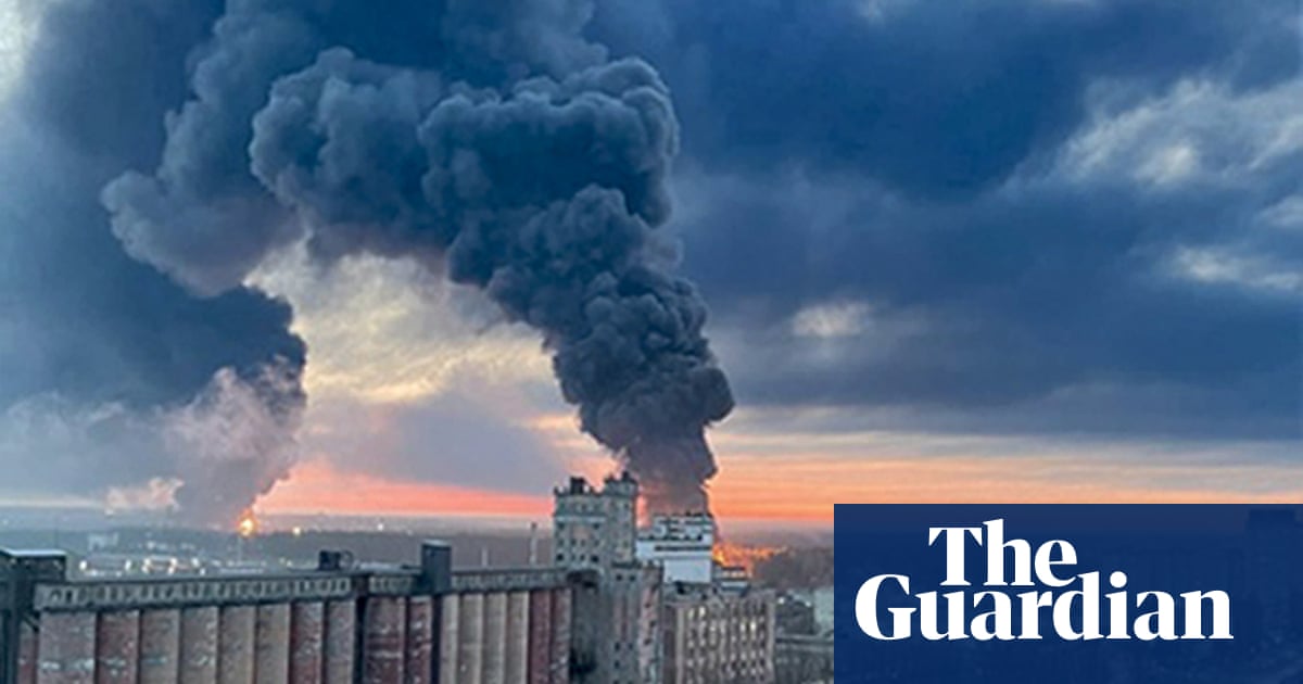 Large fires break out at Russian oil depots