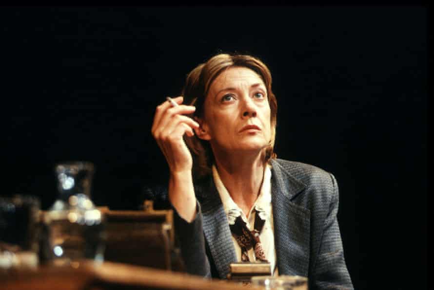 Eileen Atkins as Virginia Woolf in A Room of One's Own at the Hampstead Theater in London in 1989.
