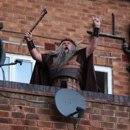 Harrowingly relentless cheer … Stan the Viking in The Hairdresser Mysteries.