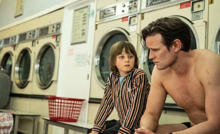 Matt Smith and Rafael Mathé in The Death of Bunny Munro in a launderette