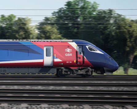 A train with GBR livery