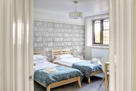 A bedroom at Gladstone’s Library.