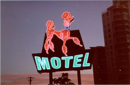 The Pink Poodle Motel neon sign in Surfers Paradise, Queensland in 2005.