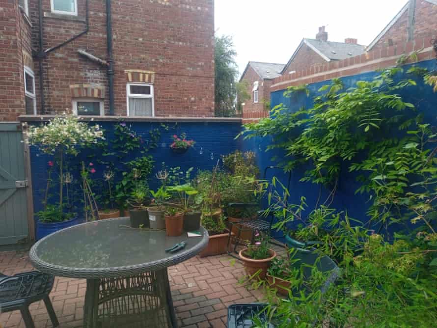 Rachel's Marrakech-inspired garden patio.