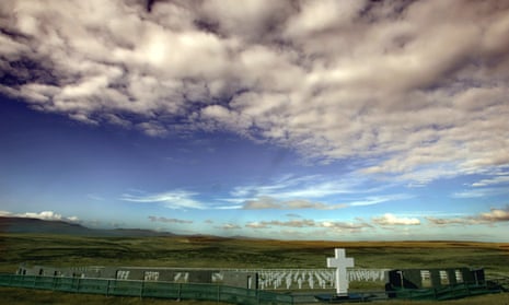 Argentine war cemetery near Darwin.