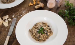 Alice Stapleâs mushroom risotto.