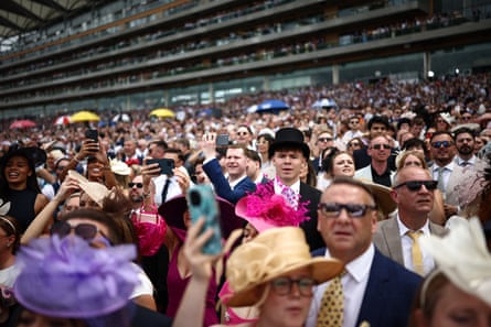 The crowd at Royal Ascot