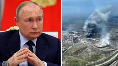 Russian troops to blockade Mariupol 'so that a fly can’t get through' says Putin – video report