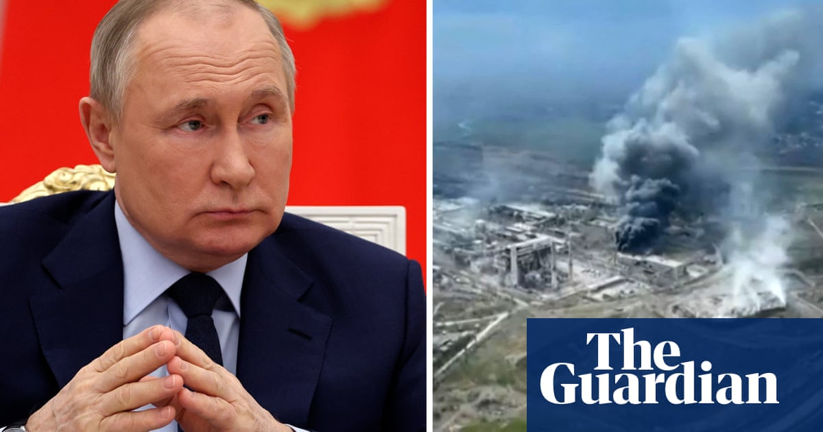 Russian troops to blockade Mariupol ‘so that a fly can’t get through’ says Putin – video report