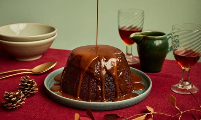 Boozy apple sticky toffee pudding – recipe