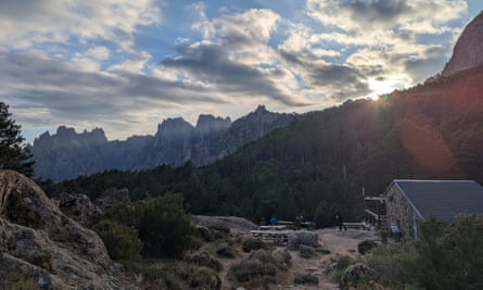 Paliri refuge on the final morning of the final day.