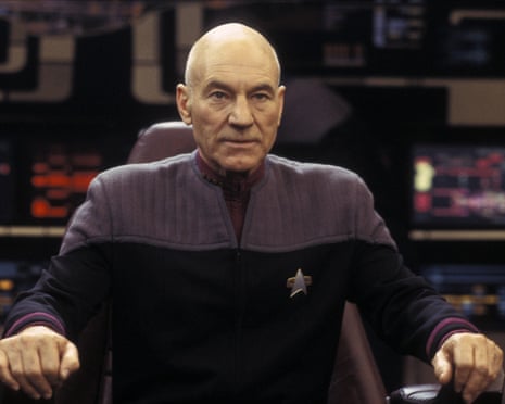 Patrick Stewart in Star Trek: Nemesis in 2002.