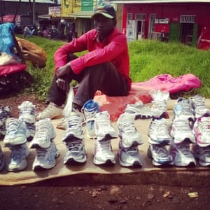 Running shoe shop, Iten, Kenya