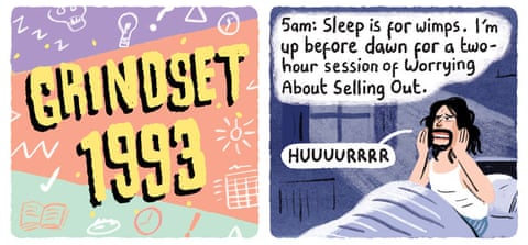 Stephen Collins on grindset culture, panel 1