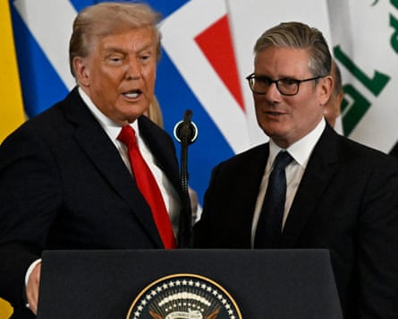 Donald Trump and Keir Starmer