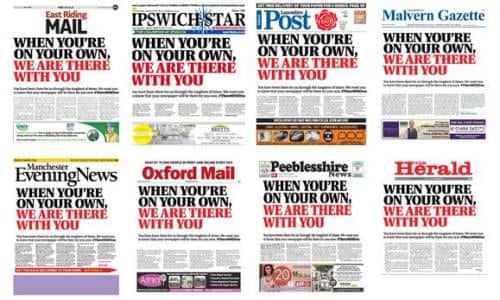 Uk Local Newspapers Unite In Coronavirus Pledge To Communities Coronavirus The Guardian Uk Local Newspapers Unite In Coronavirus Pledge To Communities Coronavirus The Guardian