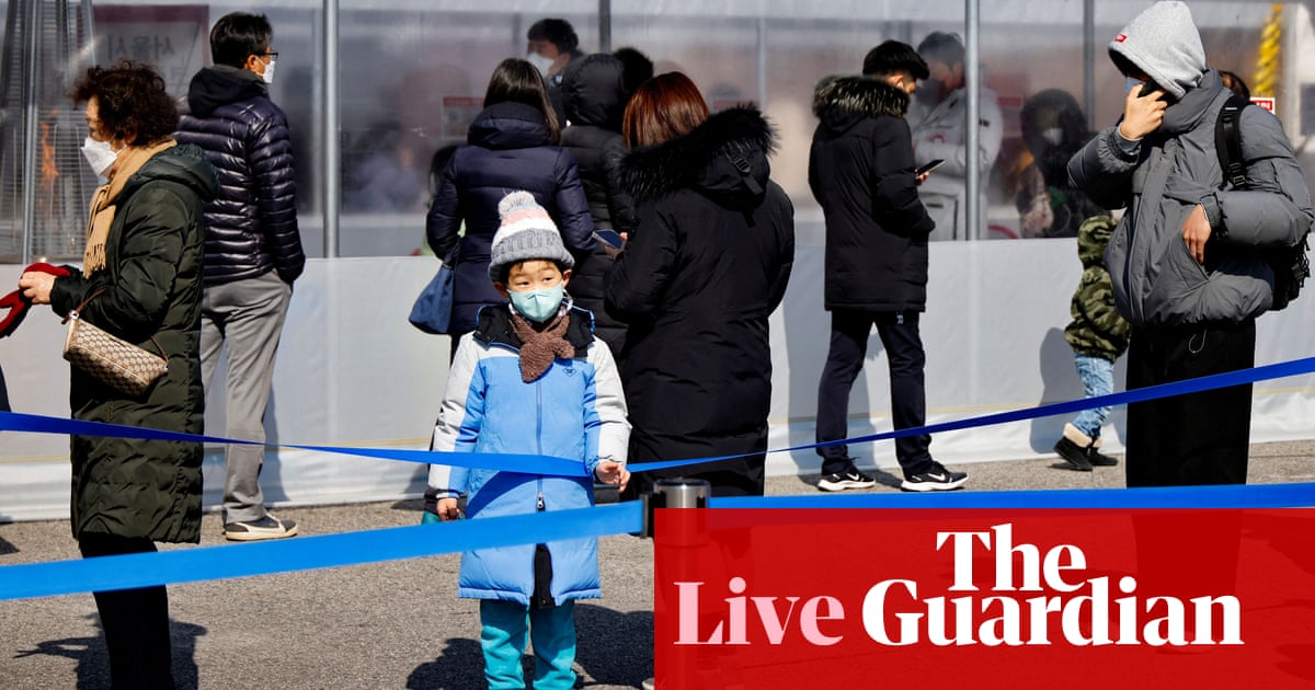 Covid live: South Korea approves Pfizer vaccine for five-year-olds; UK emergency loan losses hit £16bn