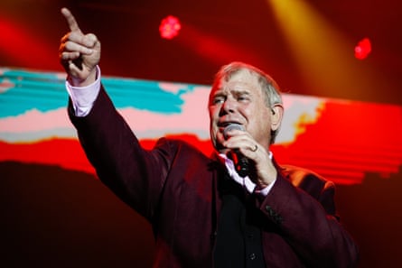 One Electric Day 2019 - SydneySYDNEY, AUSTRALIA - NOVEMBER 09: John Farnham performs at One Electric Day 2019 on Cockatoo Island on November 09, 2019 in Sydney, Australia. (Photo by Hanna Lassen/WireImage)