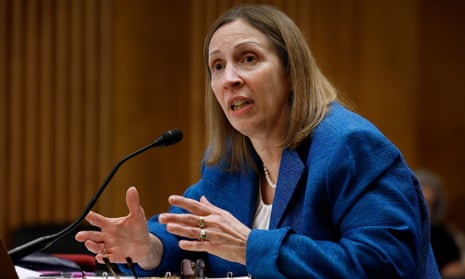 Former US ambassador to Armenia Lynne Tracy testifies before the Senate Foreign Relations Committee during her confirmation hearing to be the next ambassador to Russia in the Dirksen Senate Office Building on Capitol Hill on November 30, 2022 in Washington, DC.