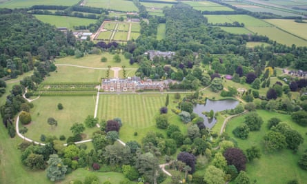 An aerial view of Sandringham in Norfolk.