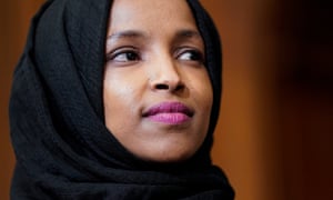 Speaker Nancy Pelosi Introduces Voting Rights Advancement Act<br>WASHINGTON, DC - FEBRUARY 26: Rep. Ilhan Omar (D-MN) listens as lawmakers speak about the Voting Rights Enhancement Act, H.R. 4, on Capitol Hill on February 26, 2019 in Washington, DC. (Photo by Joshua Roberts/Getty Images) 5883.jpg?width=300&quality=85&auto=forma