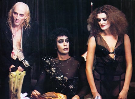 Richard O’Brien, Tim Curry and Patricia Quinn in The Rocky Horror Picture Show.