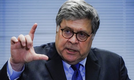 William Barr, the US attorney general. 