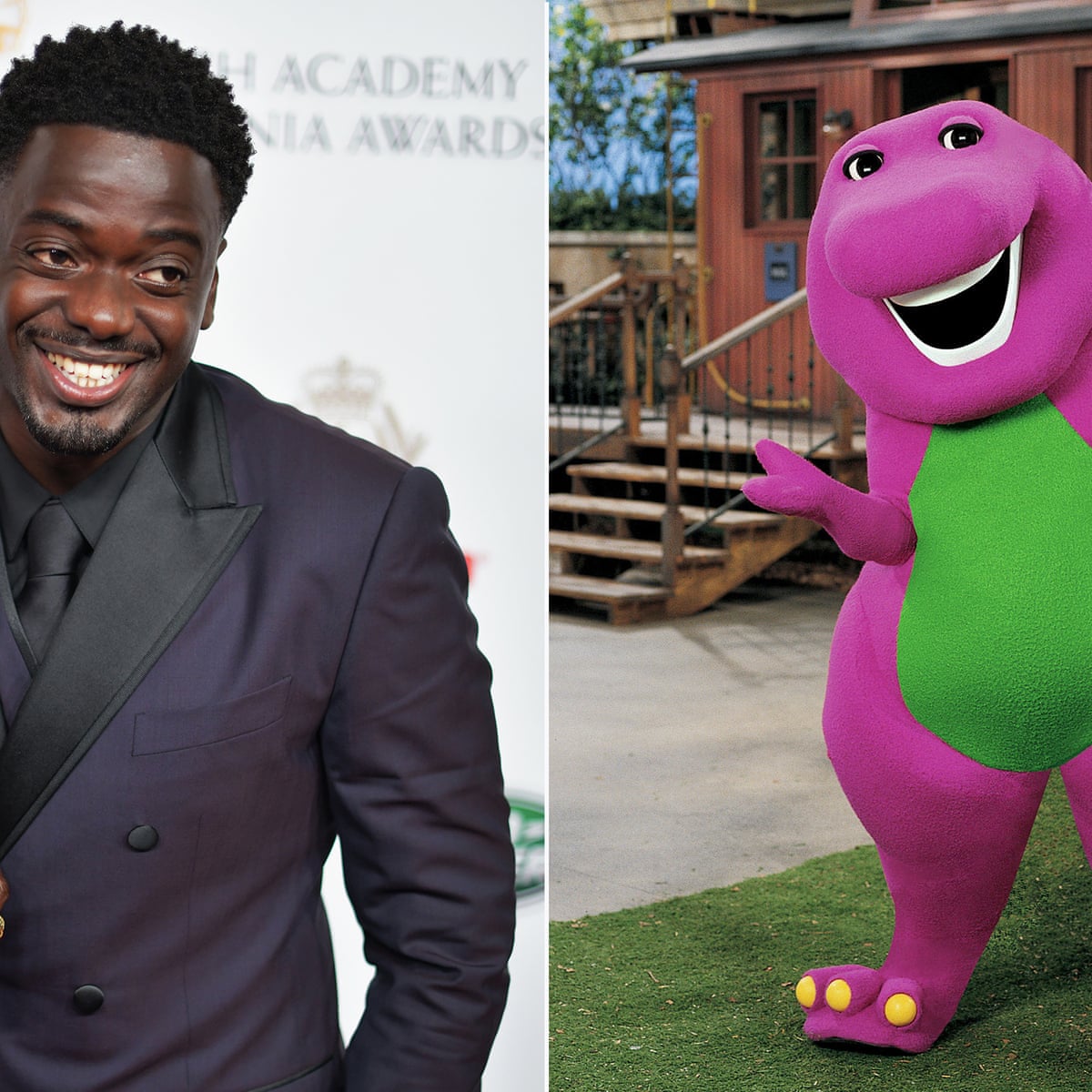 Daniel Kaluuya To Produce Live Action Barney The Dinosaur Movie Daniel Kaluuya The Guardian