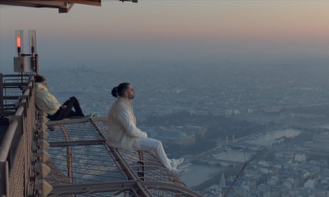 French rap duo PNL, the first band to film a video inside the Eiffel Tower.