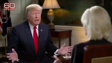 Trump's fiery interview with 60 Minutes – video