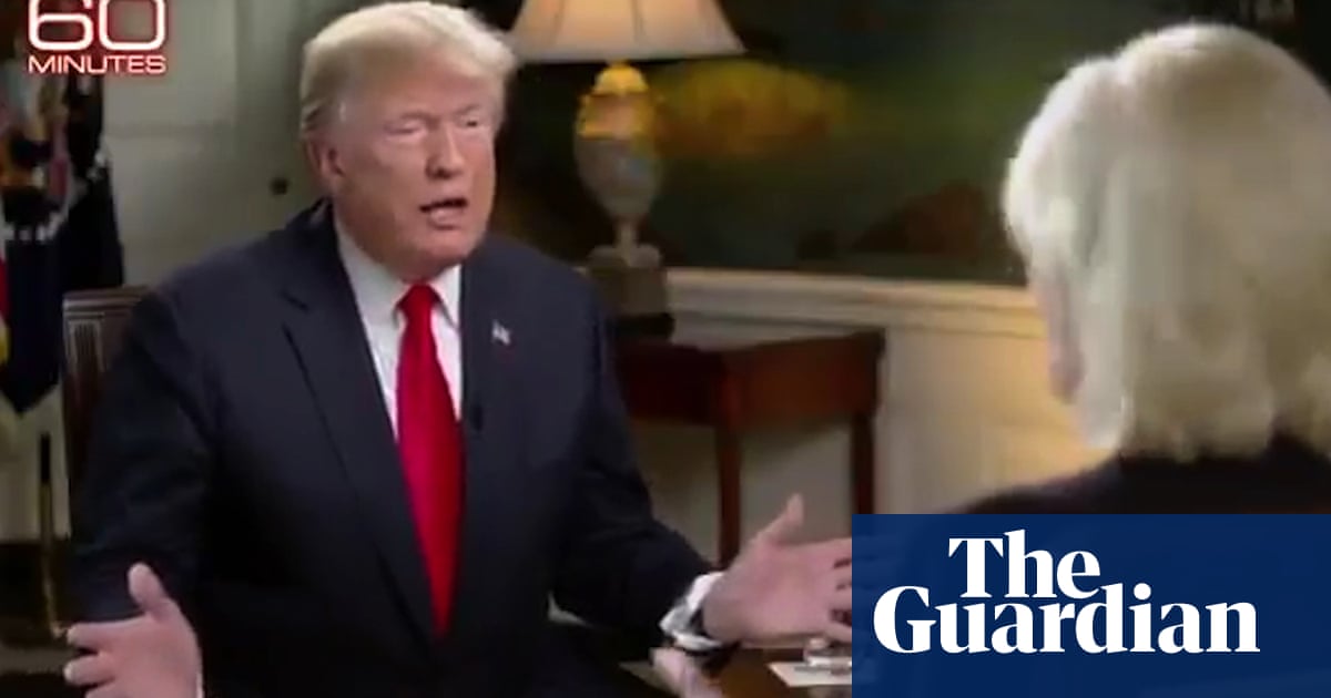 Trump's fiery interview with 60 Minutes – video