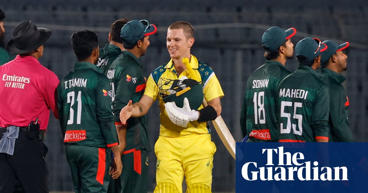 Zampa edges Australia past Bangladesh to avoid ODI whitewash as Connolly hits first ton