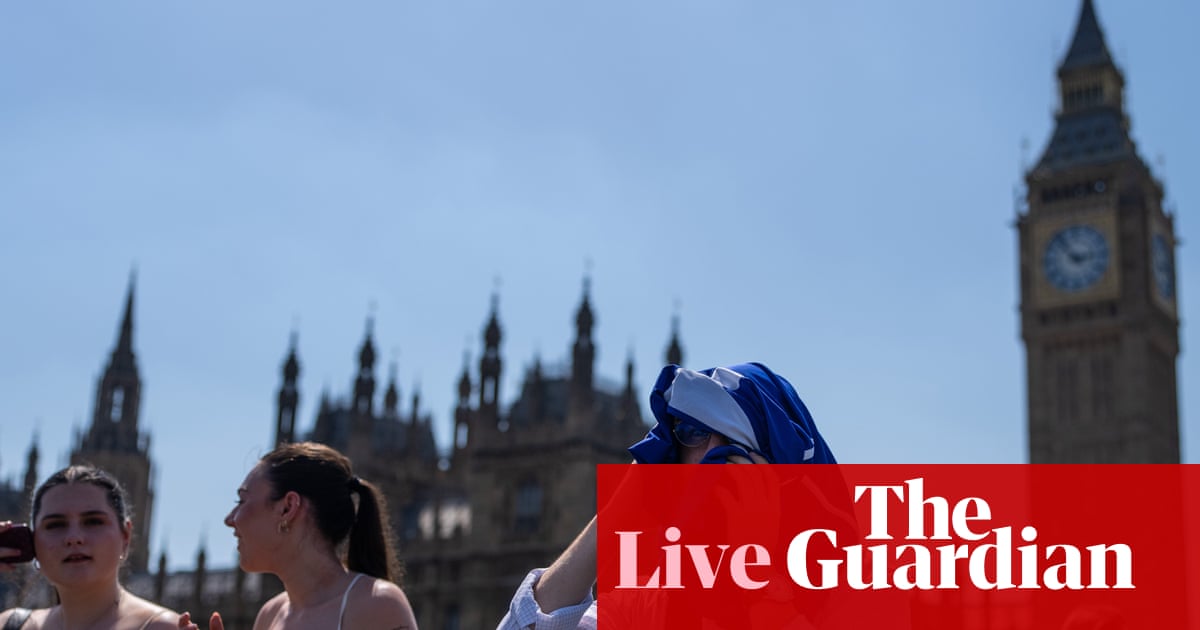UK Met Office extends red heat warning into Friday night as extreme heat grips Europe - live
