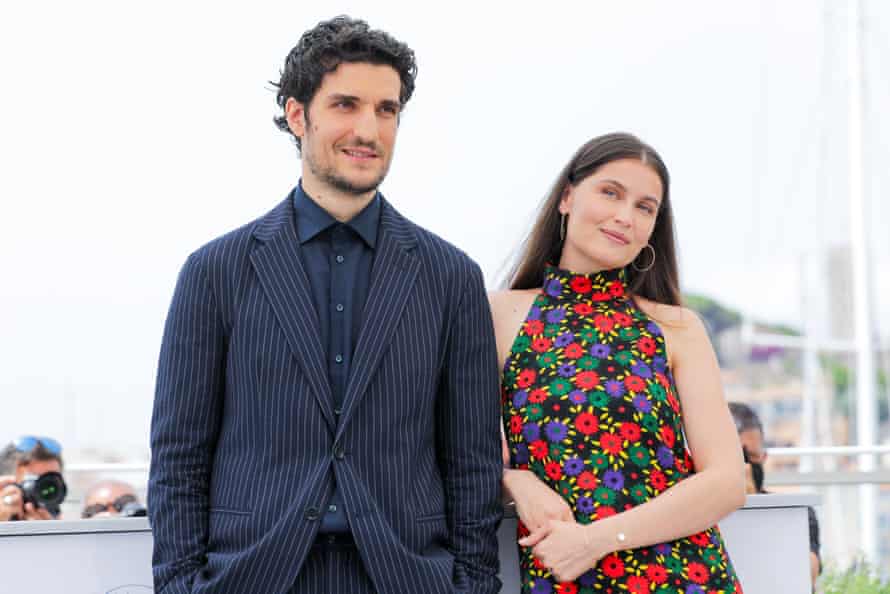‘Cannes is like a particle accelerator’ … Garrel with his wife, actor Laetitia Casta, at the film festival in 2021.