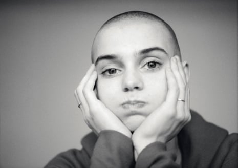 portrait of Sinéad O'Connor in Nothing Compares.