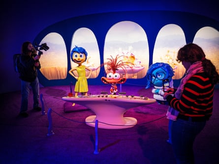 Characters from the 2015 coming-of-age film Inside Out.