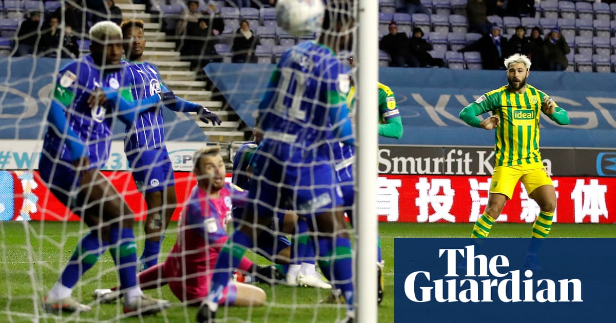 Championship: West Brom stumble at Wigan while Harris tastes Cardiff defeat