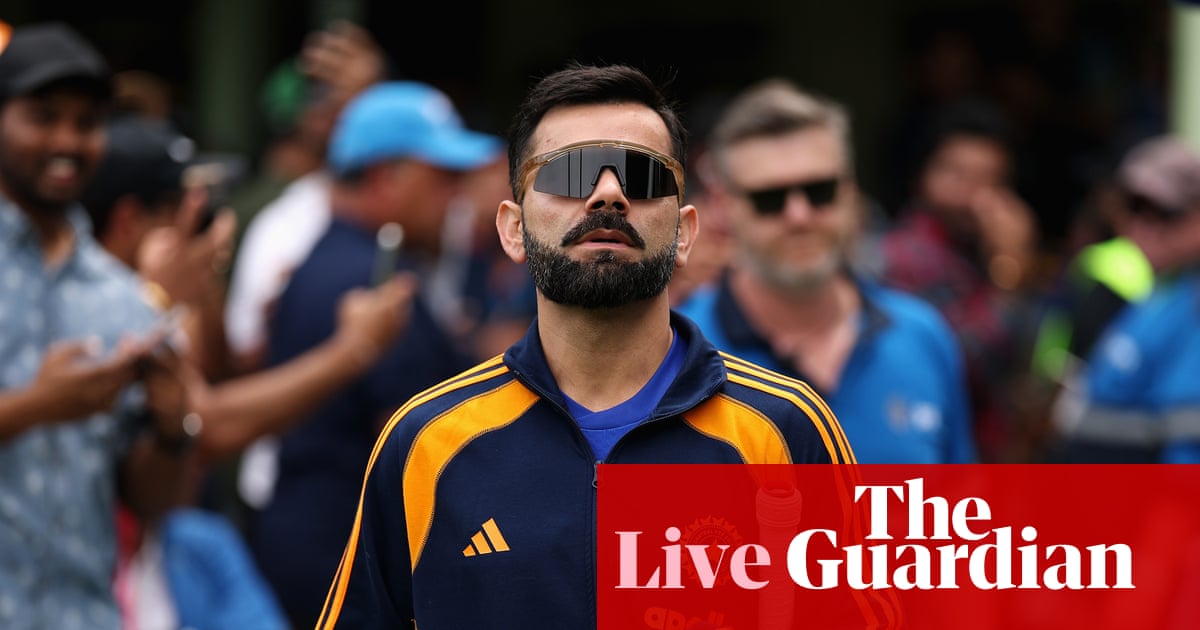 Australia v India: third men’s one-day international – live