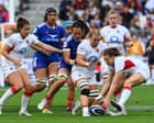 France 28-43 England: Womens Six Nations 2026 finale – rugby union live Updates from this 4.45pm BST decider in Bordeaux Sign up for The Breakdown | Email Lee7 mins. T Feleu has her first crash ball run of the game from a scrum and Harrison does well to hold onto her leg for dear life to stop the big woman breaking the line. The ball is recycled quickly and Kebaya finds herself a mile offside in the defensive line.Thats three penalties in the opening minutes given against England. Continue reading...