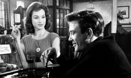 Raw sexuality ... Albert Finney with Shirley Anne Field in Saturday Night and Sunday Morning