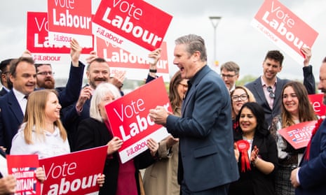 Keir Starmer visits Chatham, Medway, to mark the party taking control of the council for the first time.