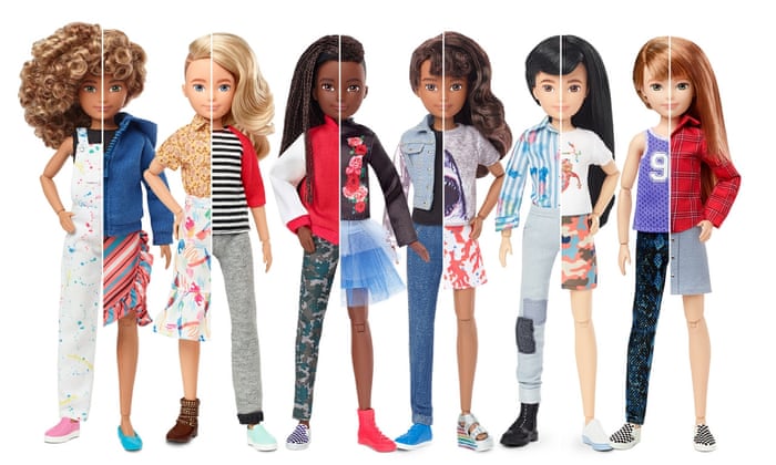 It was time': maker of Barbie launches line of gender-neutral dolls | Toys  | The Guardian