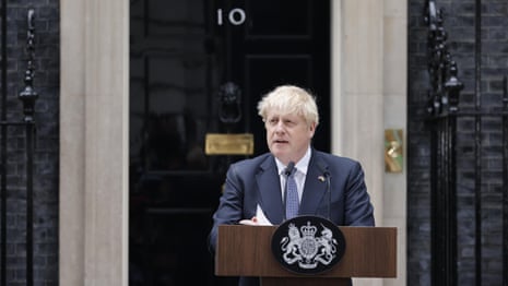 ‘Them’s the breaks’: Boris Johnson resigns as Tory party leader – video