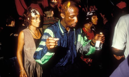 Clubbers at Raindance, 1991.