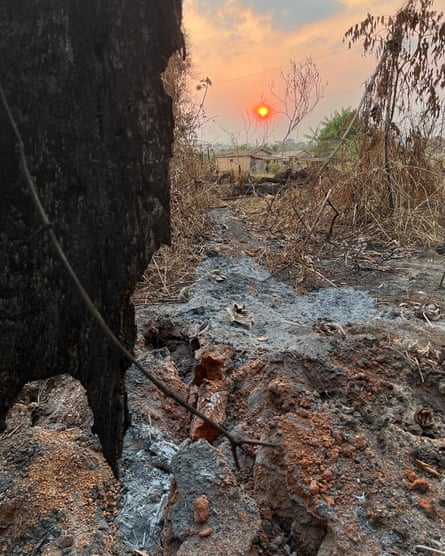 Dry land in Altamira, Brazil